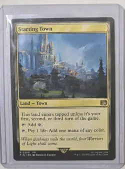 Starting Town 0289 MTG Final Fantasy Regular English Rare - NM/M - Image 1