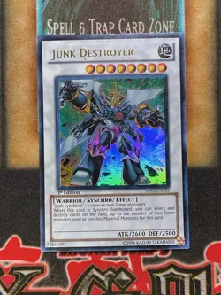 Yugioh Junk Destroyer 5DS3-EN039 Ultra Rare 1st Ed MP - Image 1