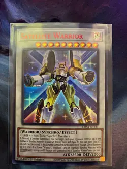 Yugioh SATALITE WARRIOR LDS3 RED Ultra Rare1st Edition Near Mint - Image 1