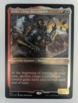 Duke Ulder Ravengard (Foil Etched) Commander Legends - MTG RARE - Image 1