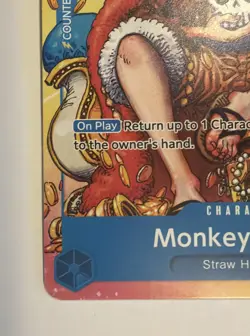 Monkey.D.Luffy P-043 2nd Anniversary Stamped Promo One Piece TCG - English Card - Image 3
