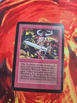 🔥🔥ALPHA KELDON WARLORD🔥🔥RARE VINTAGE MTG MAGIC THE GATHERING - Image 1