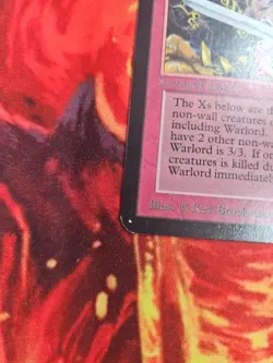 🔥🔥ALPHA KELDON WARLORD🔥🔥RARE VINTAGE MTG MAGIC THE GATHERING - Image 2