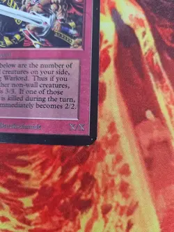 🔥🔥ALPHA KELDON WARLORD🔥🔥RARE VINTAGE MTG MAGIC THE GATHERING - Image 3