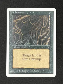 MTG EVIL PRESENCE Unlimited Edition Regular MT+ Uncommon Magic The Gathering - Image 1