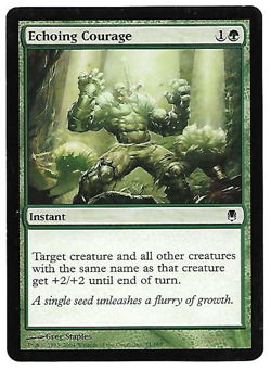 Magic the Gathering MTG Echoing Courage (74) Darksteel LP - Image 1