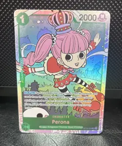 One Piece CCG Perona OP12-034 Legacy of the Master Super Rare Foil Character - Image 1