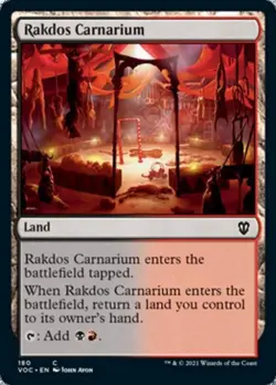 Rakdos Carnarium - Near Mint MTG Commander 2021 Crimson Vow - Image 1