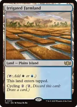 mtg magic Irrigated Farmland ENGLISH Terres arables irriguees commander tarkir - Image 1