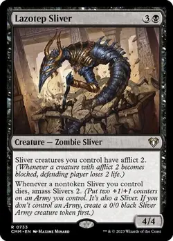 mtg magic Lazotep Sliver ENGLISH Slivoide de lazotepe commander masters - Image 1