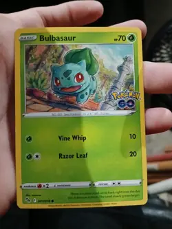 Pokemon TCG Bulbasaur Pokemon Go 001/078 Regular - Image 1