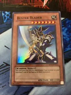 Buster Blader RP02-EN013 Super Rare Yugioh Retro Pack 2 Unlimited Edition Mint - Image 1