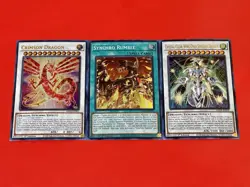 Crimson D + Synchro Rumble + Crystal Clear Wing Over Synchro Dragon | YuGiOh! - Image 1