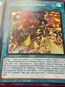 Crimson D + Synchro Rumble + Crystal Clear Wing Over Synchro Dragon | YuGiOh! - Image 4