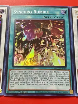 Crimson D + Synchro Rumble + Crystal Clear Wing Over Synchro Dragon | YuGiOh! - Image 5