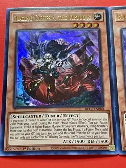 3x Blazing Cartesia, The Virtuous | BLTR-EN080 | UR | NM | 1st Edition | YuGiOh! - Image 3