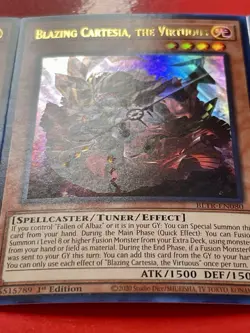 3x Blazing Cartesia, The Virtuous | BLTR-EN080 | UR | NM | 1st Edition | YuGiOh! - Image 4