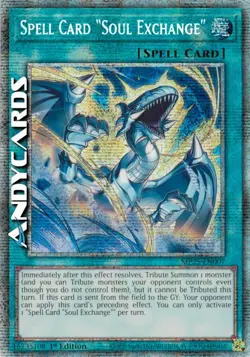 SPELL CARD SOUL EXCHANGE • Rara Starlight • MP25 EN007 • 1Ed • Yugioh! ANDYCARDS - Image 1