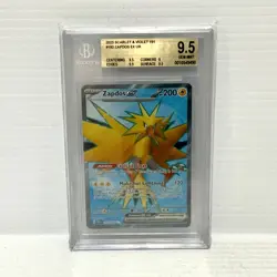 Zapdos EX 192/165 - Scarlet Violet 151 - Graded Pokemon Card - BGS 9.5 (PSA 10) - Image 1