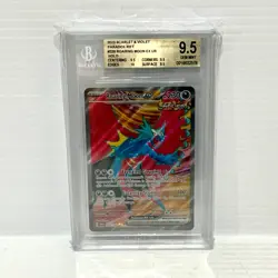 Roaring Moon EX 229/182 - Paradox Rift - Graded Pokemon Card - BGS 9.5 (PSA 10) - Image 1