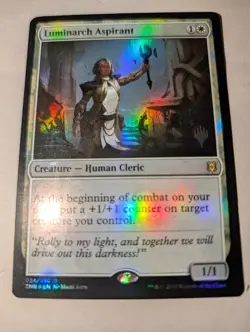 Foil Luminarch Aspirant - Promo - Zendikar Rising - Magic: The Gathering - MTG - Image 1