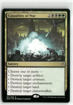 Casualties of War - War of the Spark MTG Lightly Played - Image 1