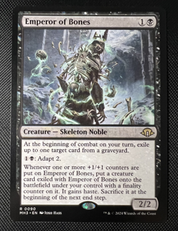 MTG Emperor of Bones R 0090 Regular Rare Modern Horizons 3 MH3 NM - Image 1