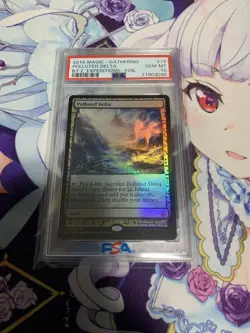 [PSA10] mc32 Mtg Magic Contaminated Delta Foil Exp 1 English Psa Appraisal 10 - Image 1