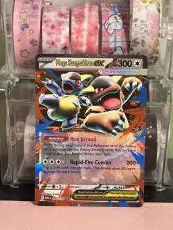Pokemon Mega Kangaskhan EX 104/132 Mega Evolution Double Rare Holo NM - Image 1