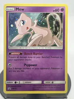Pokemon TCG Mew SM215 SM Promos NM - Image 1