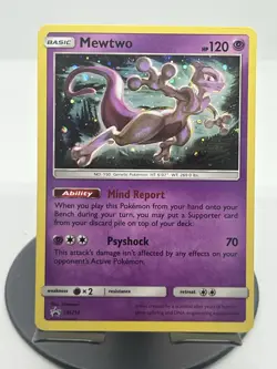 Pokemon TCG Mewtwo SM214 SM Promos NM - Image 1