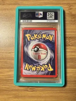 PSA 10 - POP 97 - Pokemon SQUIRTLE 63/102 Base Set MISTY'S TRAINER DECK B - Image 2