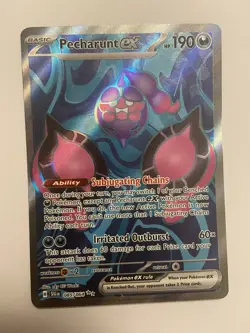 Pokemon TCG Shrouded Fable Pecharunt ex 85/64 Ultra Rare - Image 1
