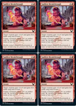 MTG - 4x SUDDEN BREAKTHROUGH - Strixhaven (C) - Image 1