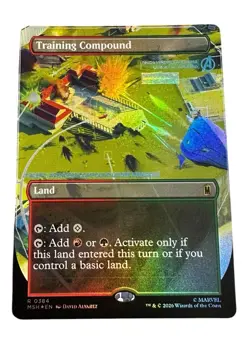 Training Compound - 384 - MTG: Marvel Super Heroes - Borderless - FOIL - Image 1