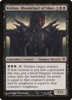 Kalitas, Bloodchief of Ghet [ZEN - 99]Zendikar - Image 1