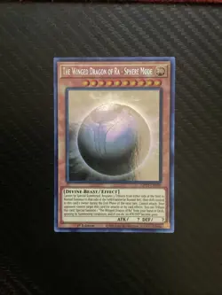 Yugioh! NM The Winged Dragon Of RA-Sphere Mode-GFP2-EN180-Ghost Rare -1st - Image 1