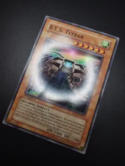 YUGIOH 2005 | B.E.S. TETRAN | EEN-EN017 | 1ST EDT | EXCELLENT | SUPER RARE - Image 3
