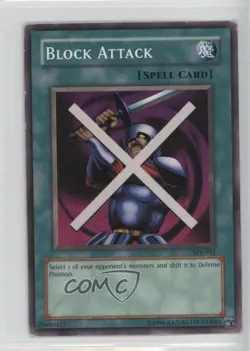 Block Attack Unlimited YuGiOh Starter Deck Joey #SDJ-031 2003 READ - Image 1