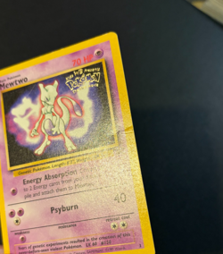 Pokemon Mewtwo 3 WB First Movie Black Star Promo HP/DMG - Image 3