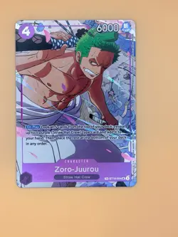 One Piece Zoro-Juurou ST18-004 (TR) Treasure Rare Emperors in the New World NM - Image 1