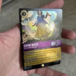 Snow White Merry as the Morning 37/204 Foil Legendary Lorcana Wilds Unknown - Image 3