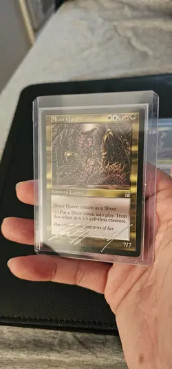 MTG Ron Spencer Signed 'Sliver Queen' Stronghold Card Magic the Gathering - Image 2
