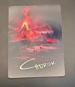 Valley of Gorgoroth Art Card (Gold-Stamped Signature) 80/81 Art Series: LOTR NM - Image 1