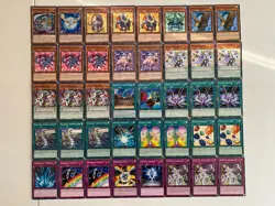 YUGIOH Jesse Anderson Crystal Beast Deck Complete 40 Cards - Image 1