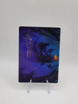 Sauron The Necromancer Art Card Gold Stamp Signature - Image 1