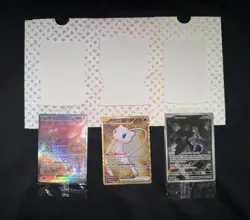 Nintendo Pokemon TCG 151 English Promo Holo Lot 3 Mew & Mewtwo Cards - Image 1