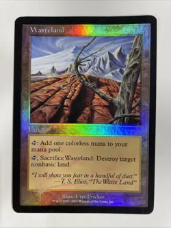 Wasteland Foil DCI Judge Promo Near Mint NM MTG Magic The Gathering B - Image 1
