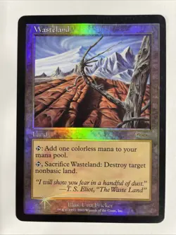 Wasteland Foil DCI Judge Promo Near Mint NM MTG Magic The Gathering C - Image 1