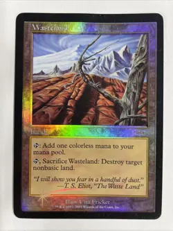Wasteland Foil DCI Judge Promo Near Mint NM MTG Magic The Gathering A - Image 1